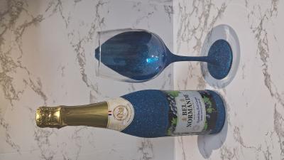 Glittered Wine Package: $100.00