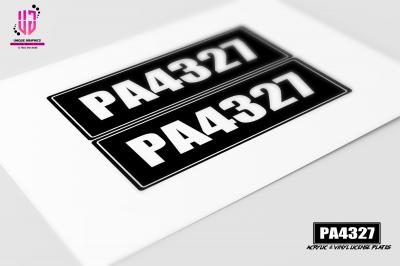 Regular License Plates: $80.00