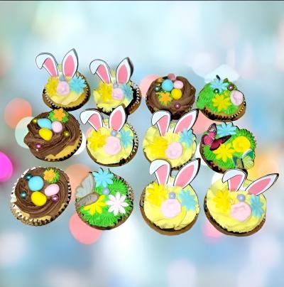 One Dozen Cupcake (Customizable): $50.00