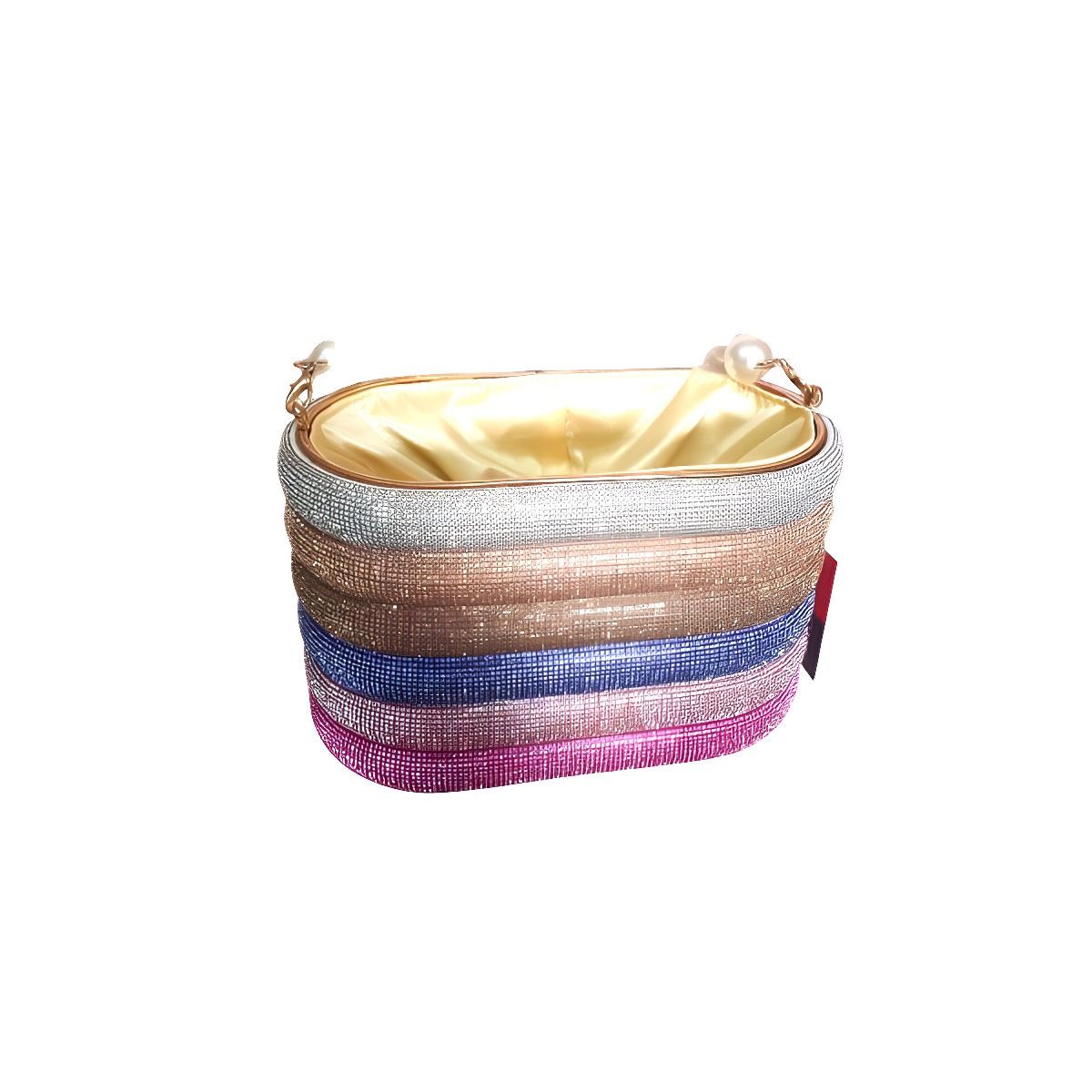 Cake Layer Colored Clutch Bag