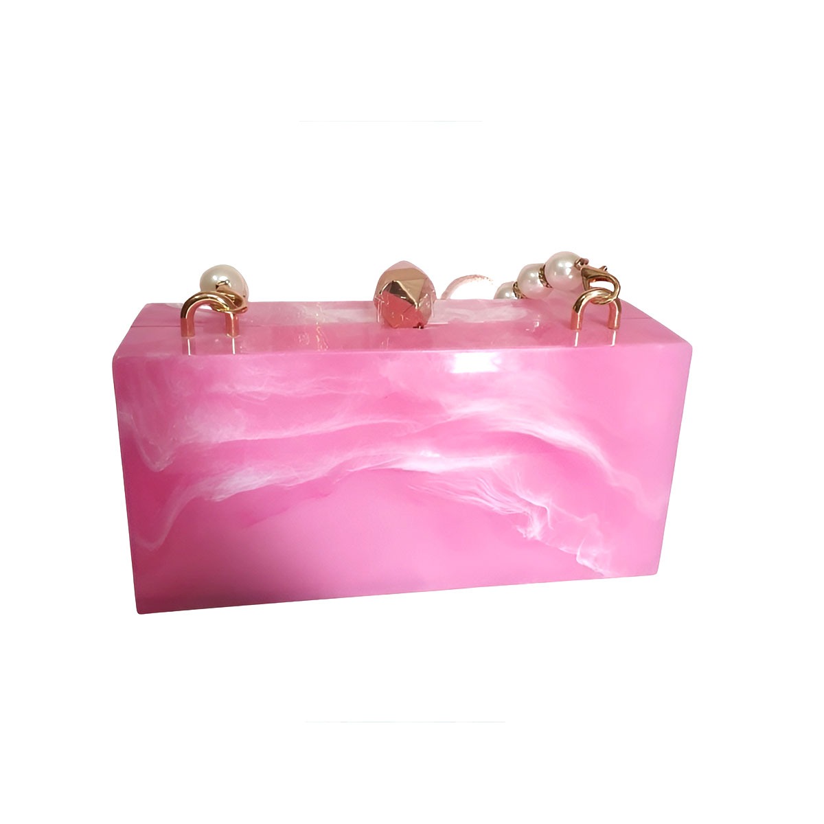 Pink Rectangular Bag